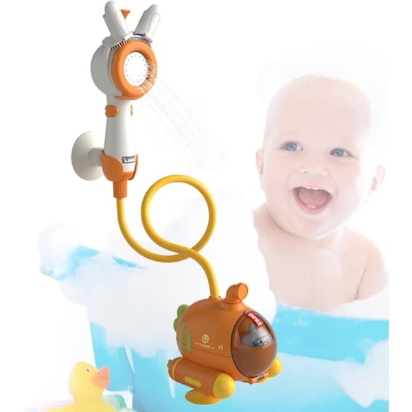 Baby badleksak, elektriskt bevattningsleksak, bad- och duschspel, bad