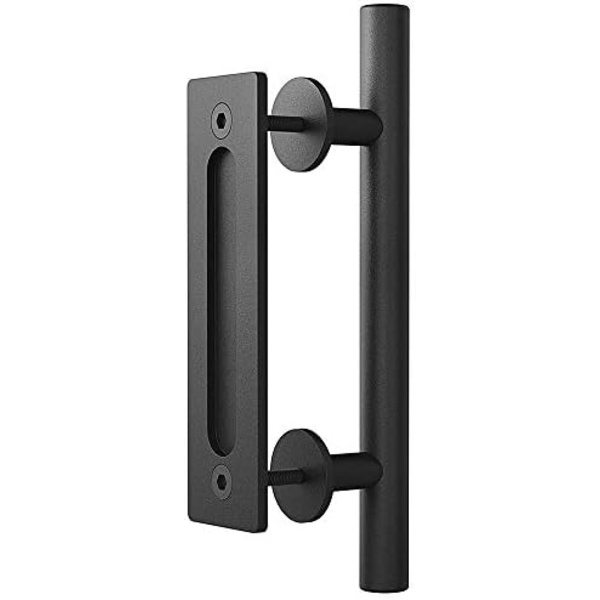 12\" Skydedørsgreb Træk og Flush Hardware Sæt, Flad Ba
