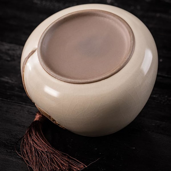 Teopbevaringskrukke, keramisk tekande, tekande, tekande, opbevaringskrukke, traditionel stil opbevaringskrukke tekande, keramisk te