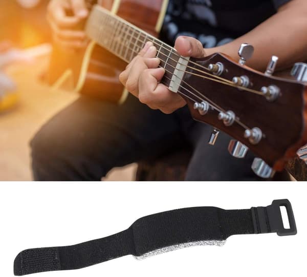 Whisper Elimination Elektrisk Basguitar Klemme Strimmel Sort