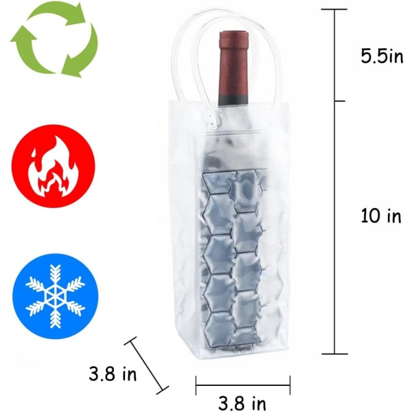 Gel Ice Wine Bag Ice Pack Ice Cover Tote Bag Refrigerated