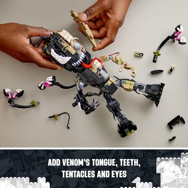 Treeman 76249 Transformerbart leksak för lek och visning, byggbar actionfigur