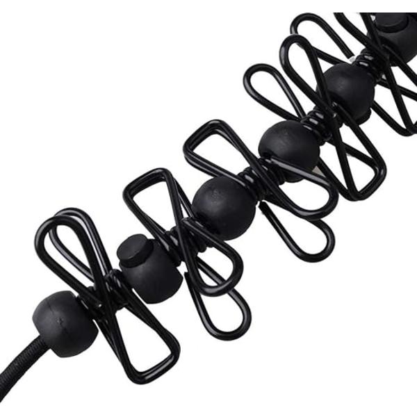 1 sort bærbar tøjstativ, elastisk tøjstativ, justerbar