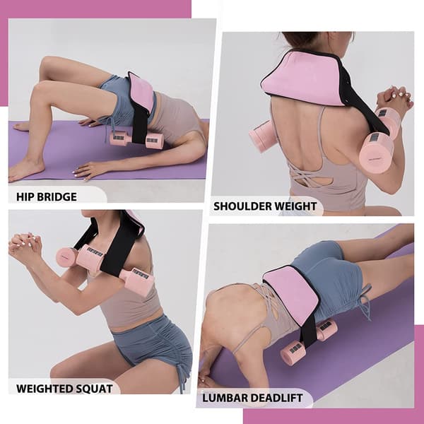 1 stk. Hip Bridge Bælte, Balde Thrust Træningsbælte, Vægtbærende