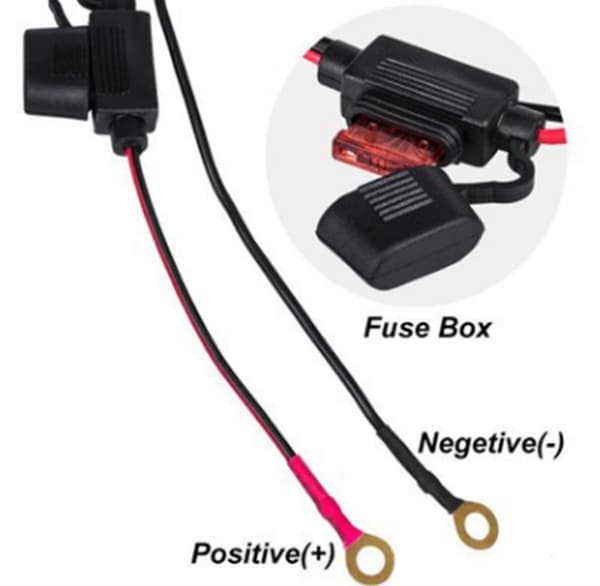3.1Amp Vandtæt Motorcykel Dobbelt USB Oplader Kit SAE til USB