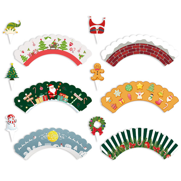 Julekakepynt - Kakekant for festkaker