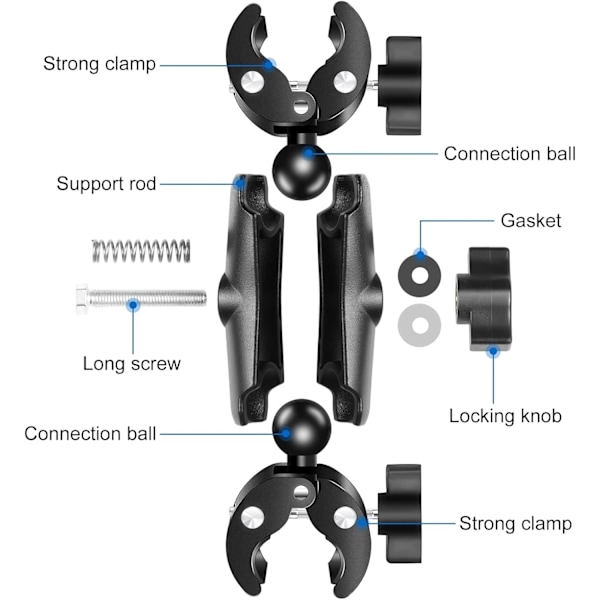 Super Clamp Dobbelt Kameraklemmebeslag