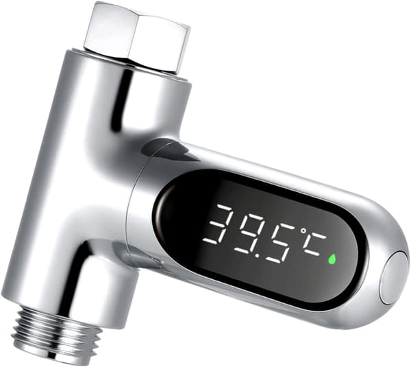 Dusjtermometer, LED Digital Dusjtemperaturvisning