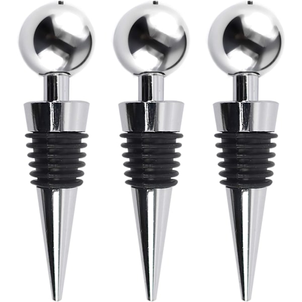 Vinförseglare för Flaskor - Champagnekorkar (9*2cm) - Set om 3