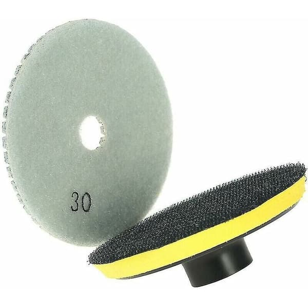 12 sæt 4 tommer diamantslibepuder (2 stk. hver for 30/50 g