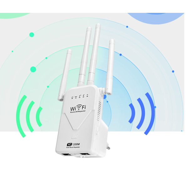 WiFi-förlängare Internetsignalförstärkare & Booster upp till 30 meter -
