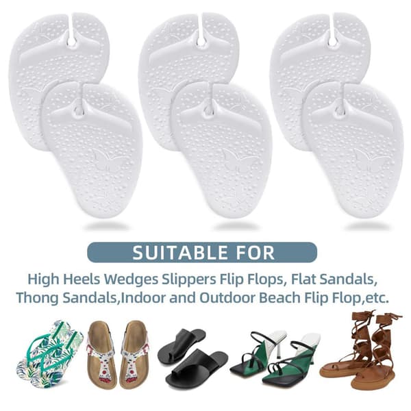 3 par Metatarsal-puter for menn og kvinner flip-flops-puter