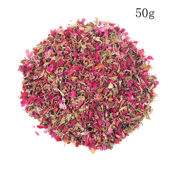 30 stycken kraftpapper + 50g blomfragment bröllop