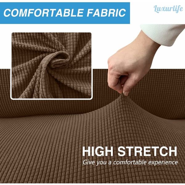 3-seters sofaovertrekk supermyk toseters moderne oppgradert sofaovertrekk