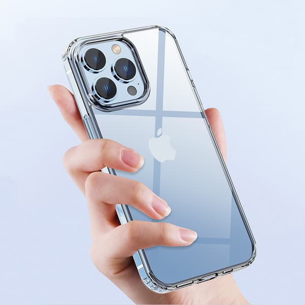 1 Pak Kompatibel med iPhone 13 Pro Max Transparent Case,