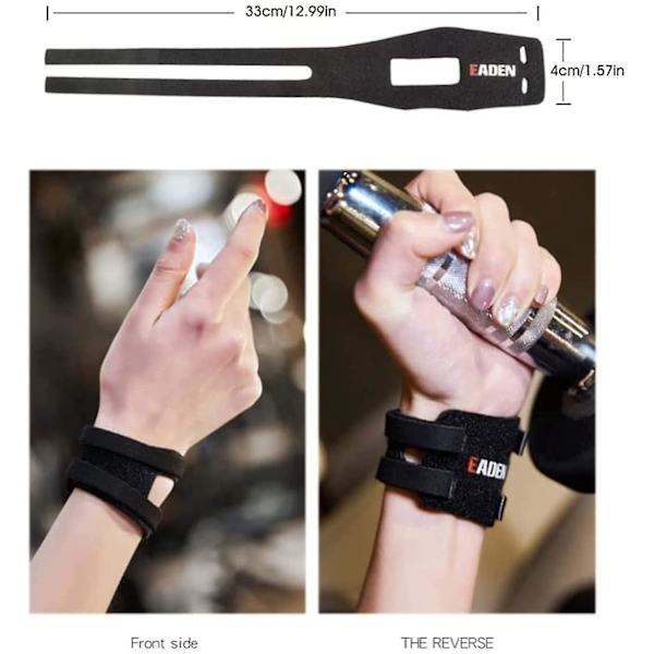 Rivad armbands, justerbart armband/stöd/bandage, triangulärt