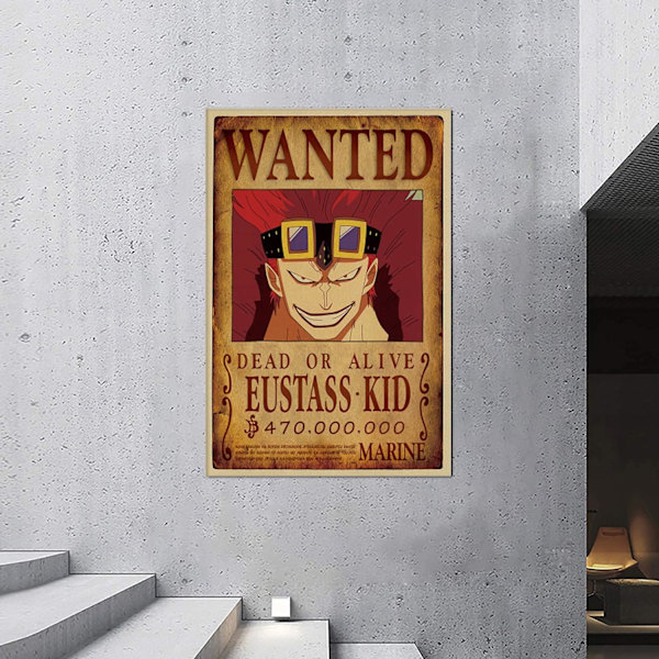 Anime Poster (3), One Piece Wanted 51.5cm × 35.5cm Stor, Manga Poster