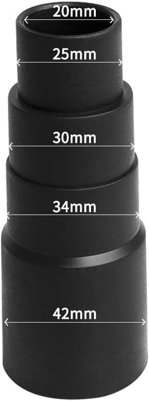 3 st 42 mm (1-5/8 tum) till 25 mm Universal Dammsugaradapter Fi