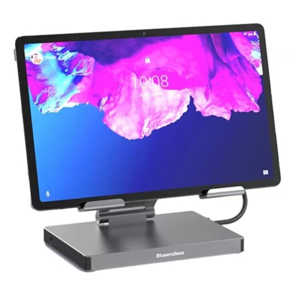 9-i-1 USB-C 3.0-hubb, dockningsstation, HDMI 4K, laptopstöd