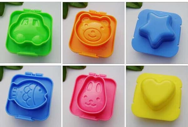 8 stk Kokte Egg Sushi Former Risformings Bento Maker Søt