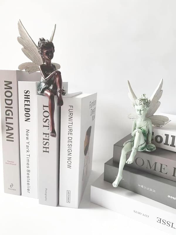 Hagedekorasjon - Blomsterfe-statuedekorasjon Hagepynt-