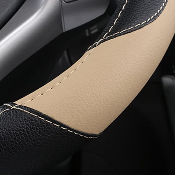 Læder Ratdæksel til Bil, Åndbar Mikrofiber Læder