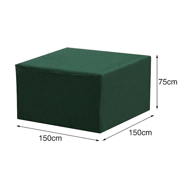 150x150x75cm Udendørs Have Patio Sofa Stol Møbelbetræk Med