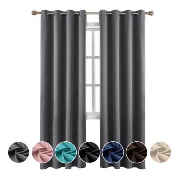 Gardiner Hemtextil Dekoration Ornament 132x214cm, Grå