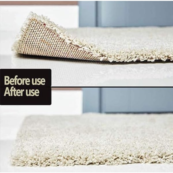 Anti-slip sort måtte, gulvmåtte, fastgjort, vaskbar med vand