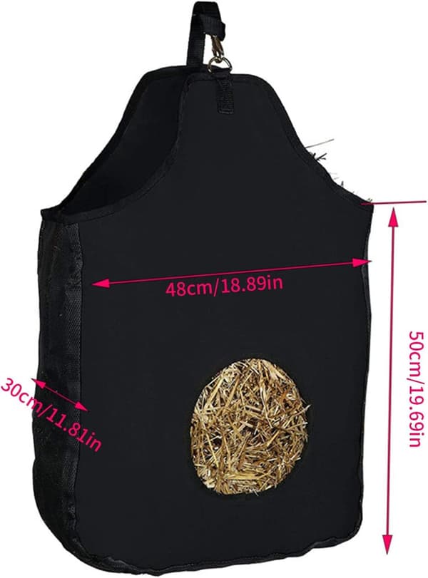 1 st Hay Horse Feed Bag, Hållbar Långsam Foderpåse Nät