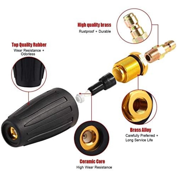 Pressure Washer Tips Pressure Washer Turbo Nozzle 3000 PSI Max