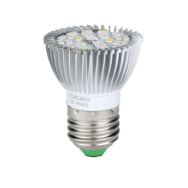 1 kpl LED-kasvilampun polttimo 28W E27 Täyspektrinen Litteä
