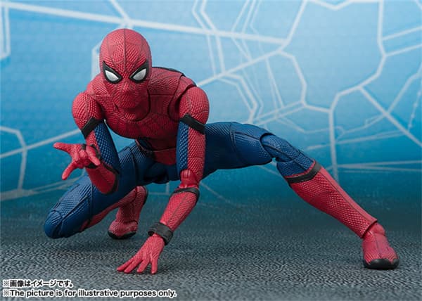 Marvel Spider-Man SHF Bug Ryggsäck för Skolan med Rörlig Actionfigur Leksaksmodell