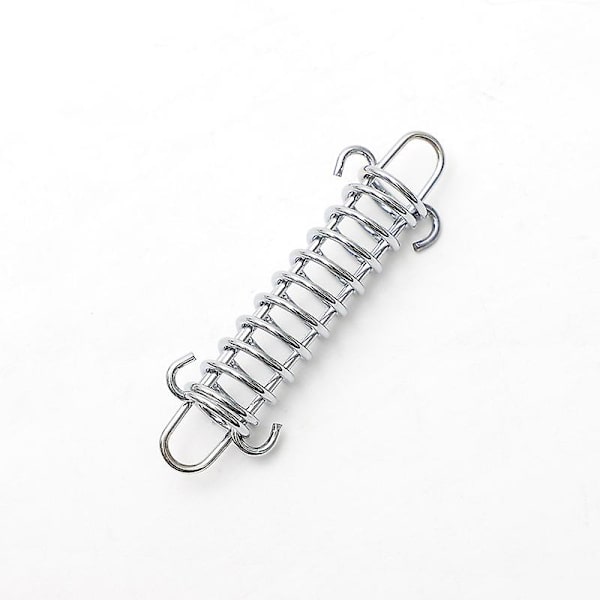 Tauklemmefjær, 4 stk. strammefjær i rustfritt stål med høy strekkfasthet, tauklemmefjærtelt for utendørs camping, fotturer, piknik, 10*3,5 cm