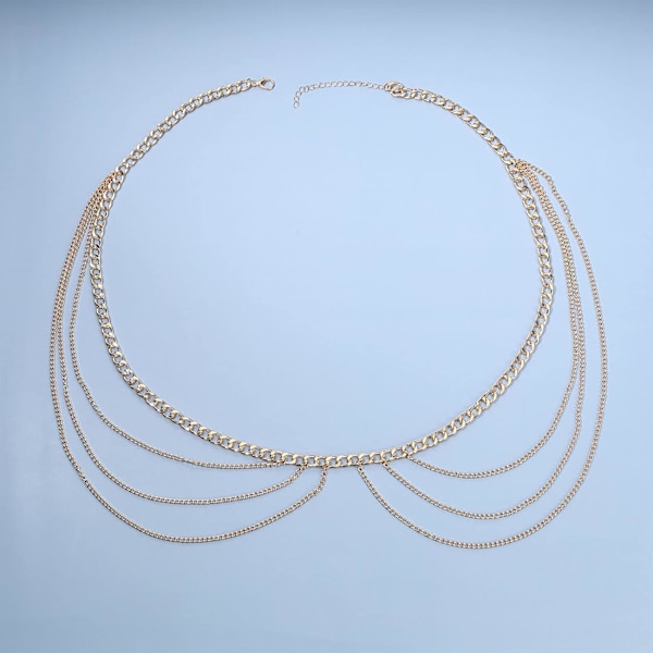 1 stk (gull) Minimalistisk Elegant Frynset Midje Kjede Kvinne Kropp