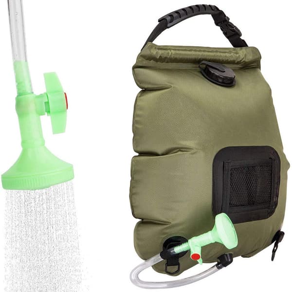 Bærbar Solcelledusjpose for Utendørs, 20L, Foldbar