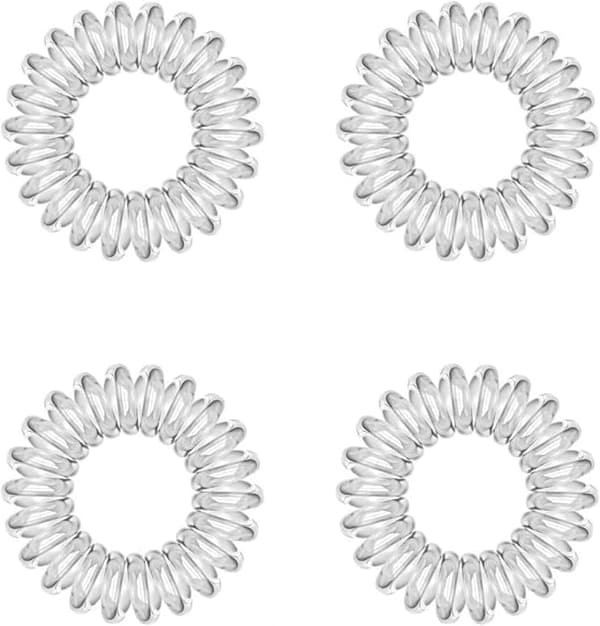 9 Spiral Hår Elastiske Snører Plast Hårkabler for Kvinner