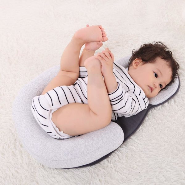 Babysnuggle Nest med huvudstöd kudde bärbar babysäng Newb