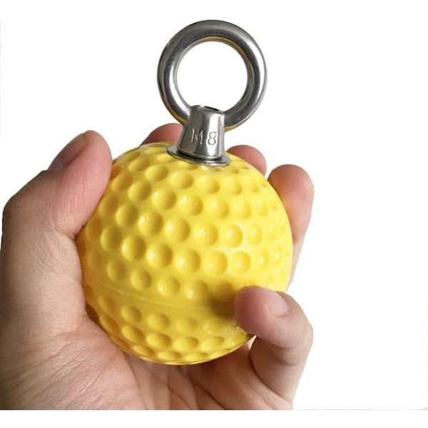 2 stycken (gula) Fitness handledsboll Pull-ups utrustning träning