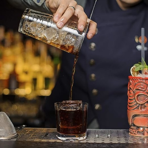 Cocktail si af rustfrit stål, bar si, rustbestandig 10x 16cm