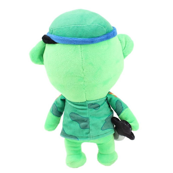 28cm Barnens Happy Tree Friends Gosedjur Anime Cartoon Flippy Fliqpy Flaky Nutty Plysch Leksak Docka Present Fliqpy