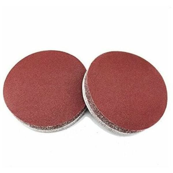 30 stk. 180 mm runde slibeskiver til slibemaskine korn 60/80/120/180/240