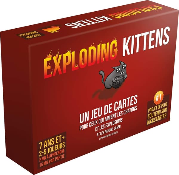 Blast Kitten - brettspill - 7+ - 2 til 5 spillere - 15 minutter