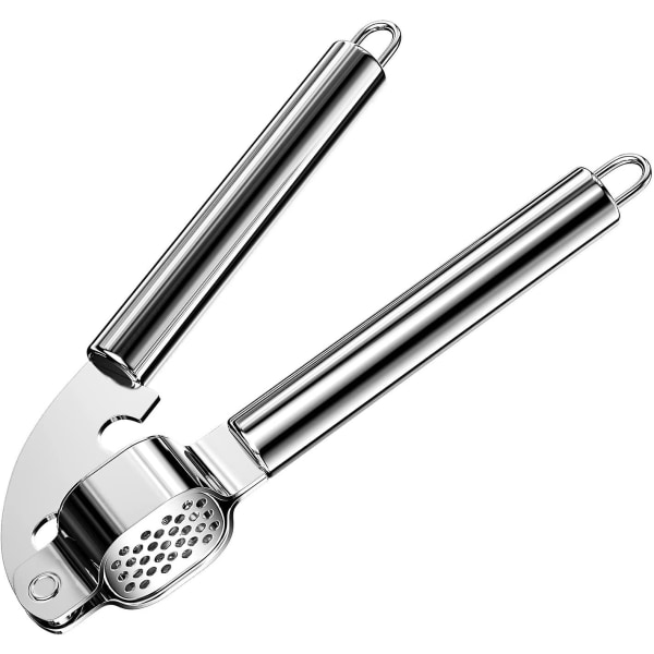 Garlic Press, Stainless Steel Garlic Press, Practical Kitchen Gadgets, Convenient and Easy to Clean Dishwasher Safe