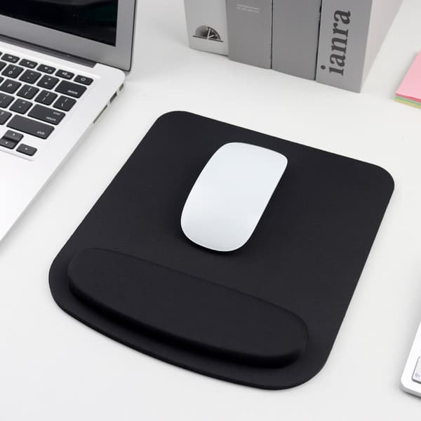 Ergonomisk musematte med gel-støtte for håndleddet, musematte med
