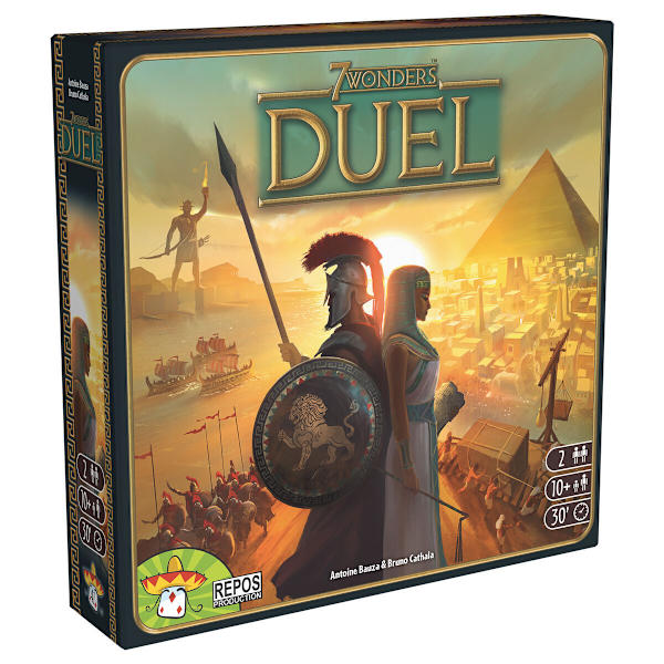 7 Wonders: Duel Fun 2-spillers civilisation-bygger brætspil Repo
