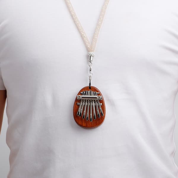 Mini 8-tons Pushkin Kalimba Present Dekorativ Ryggsäck + Snodd