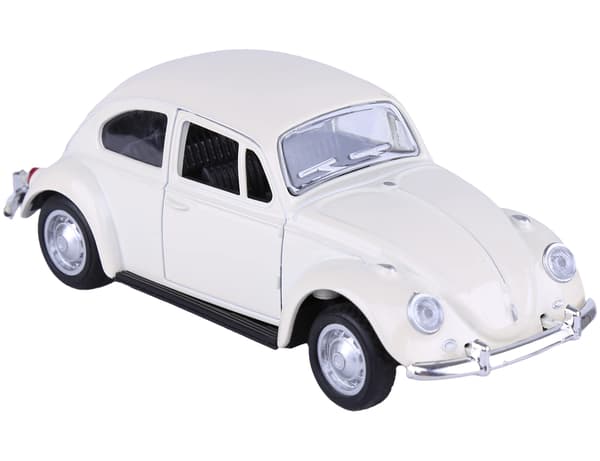 Klassisk Beetle vintage støbt metal træk-tilbage bilmodel