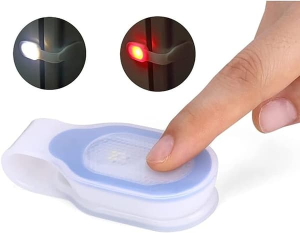 Sykepleier nattlys med 3 moduser, magnetisk USB-ladbart klips