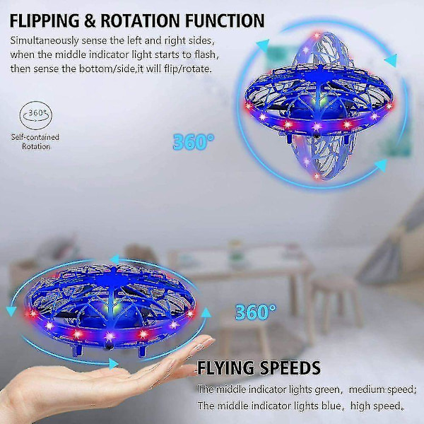 Ufo Mini Flyvende Bold Rumkugle Svævebold Magisk Controller Flyve Legetøj